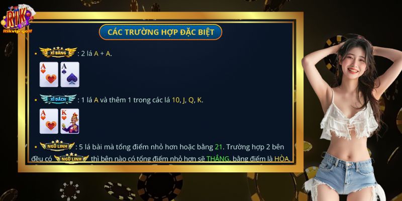 Các trường hợp đặc biệt trong xì dách online